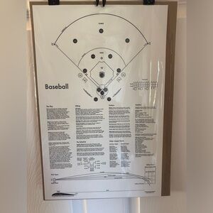 Baseball Chart Wall Art